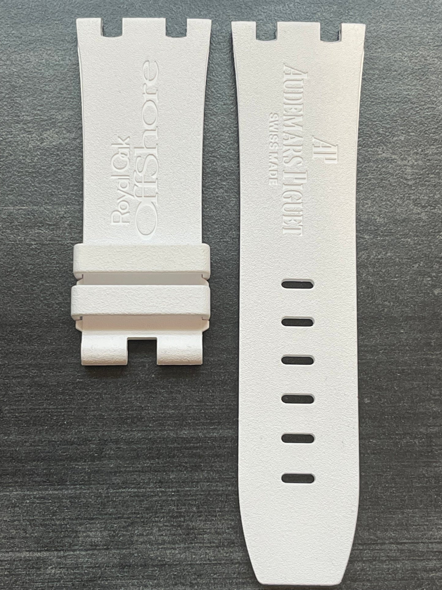 Audemars Piguet Diver 15703 OEM Red Rubber Tang Strap 28x24MM