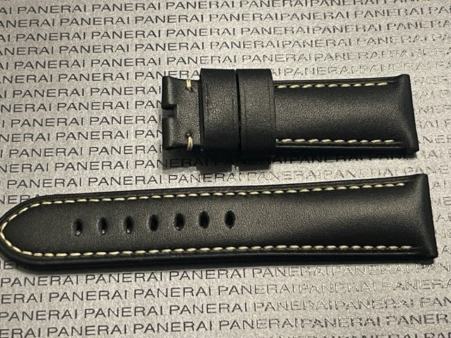 Panerai 24MM Black Calf Tang Strap (24/22MM)