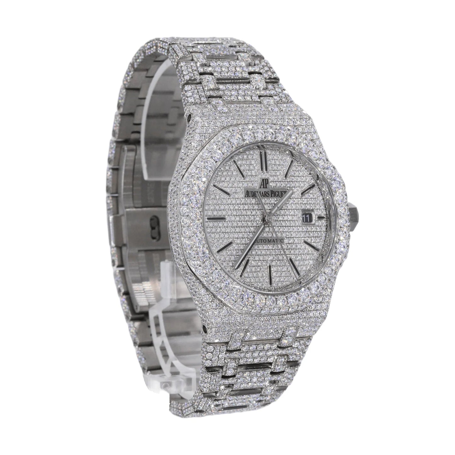 AUD 41MM Moissanite Watch