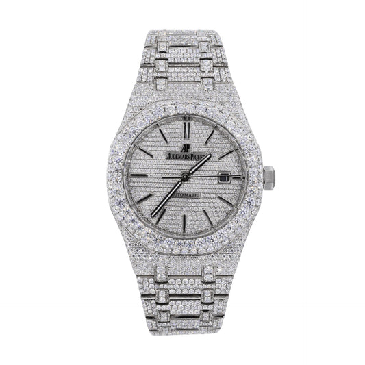 AUD 41MM Moissanite Watch