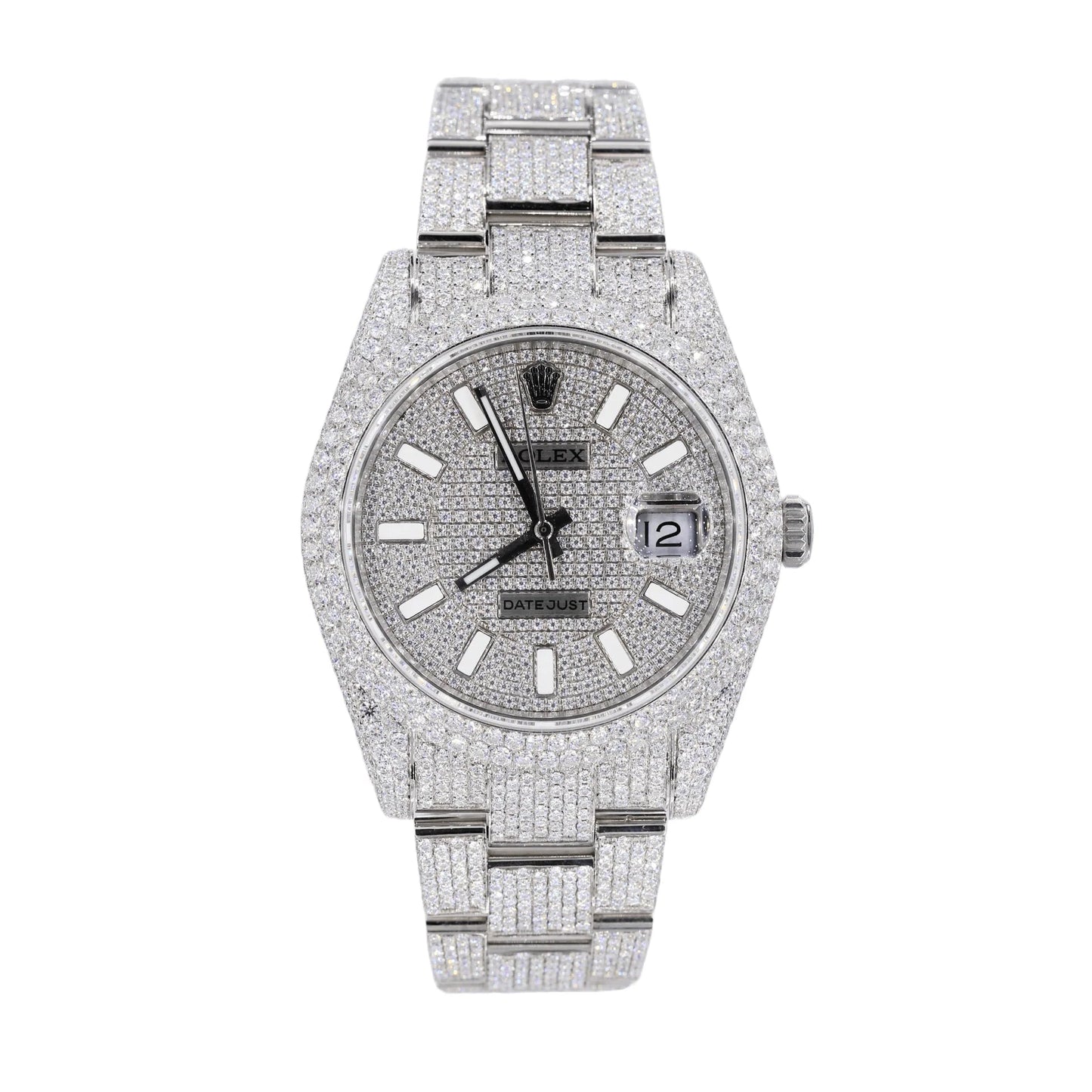 RO 41MM Moissanite Watch