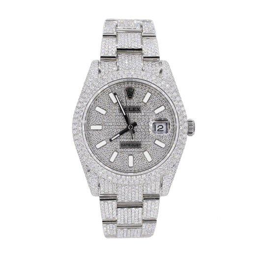 RO 41MM Moissanite Watch