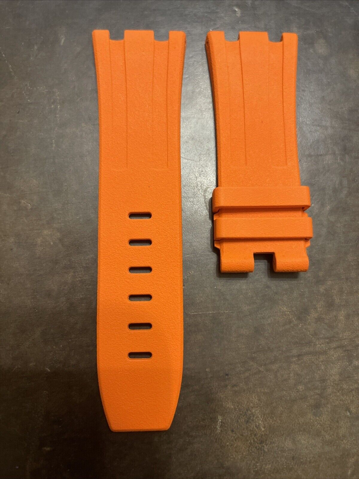 Audemars Piguet Diver 15703 OEM Red Rubber Tang Strap 28x24MM