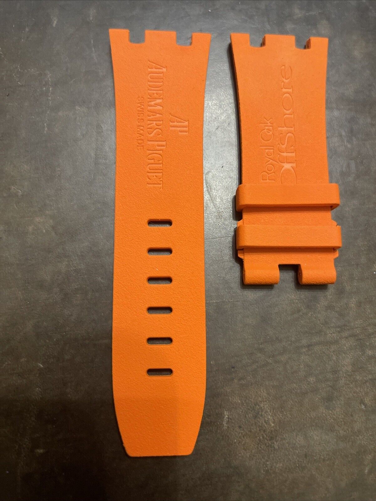 Audemars Piguet Diver 15703 OEM Red Rubber Tang Strap 28x24MM
