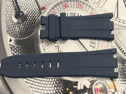 Audemars Piguet Diver 15703 OEM Red Rubber Tang Strap 28x24MM