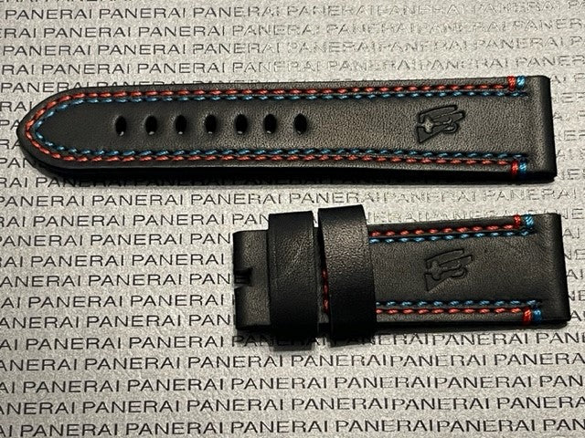 ㊲PANERAI 24mm-22mm White Vertech FKM Rubber Strap for Panerai 22mm, 24mm & 26mm