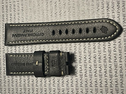 Panerai 24MM Black Calf Tang Strap (24/22MM)