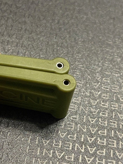 Panerai 24MM Green Rubber Caoutchouc Logo Strap (24/22MM)
