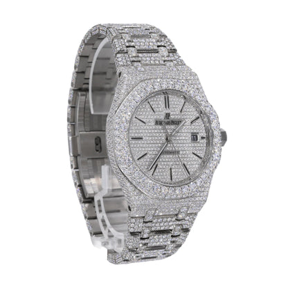 AUD 41MM Moissanite Watch