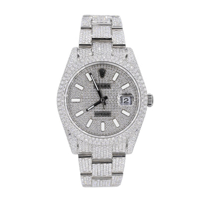 RO 41MM Moissanite Watch